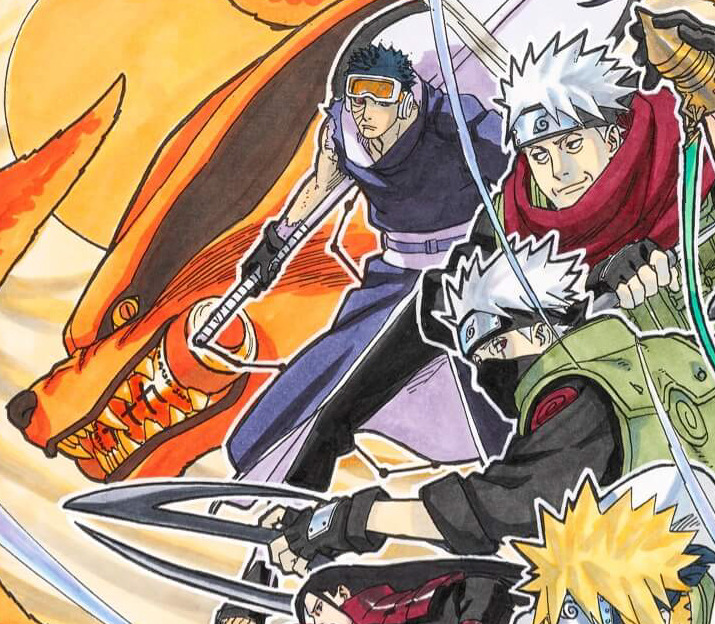 Samaa Samir (Kakashi) — Kishimoto's illustration for the top 20 winners  in