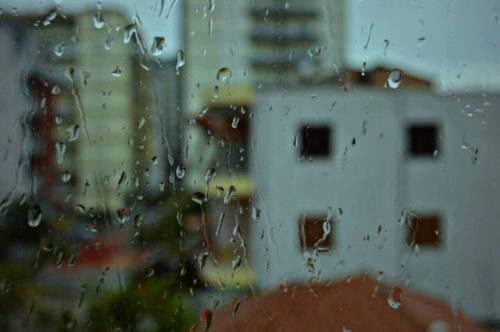 Keep Praying For Rain. #window #rain #drops #city #cold #albania #vintage #autumnrain