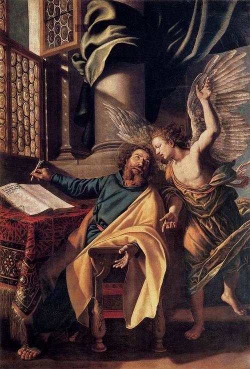 Vincenzo Campi, St Matthew and the Angel, 1588