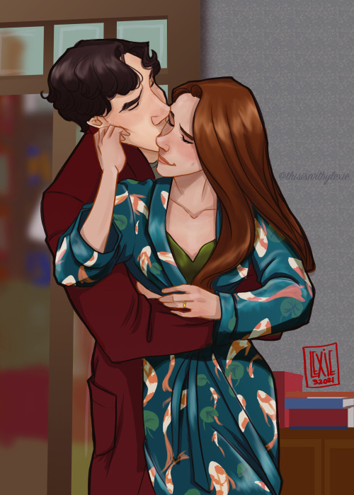 thisisartbylexie: Sherlolly 30 Day OTP Challenge - Day 8: HuggingRandom cuddles in the kitchen are n