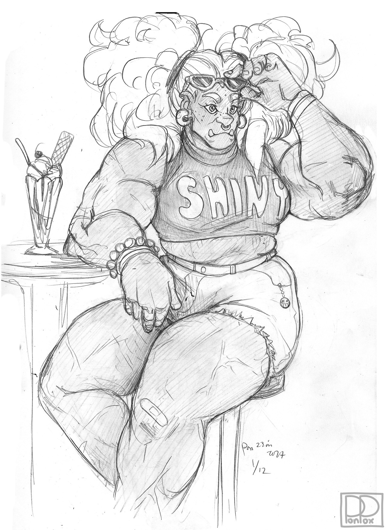 ponpox:It feels like forever since the last time I drew original characters. It felt