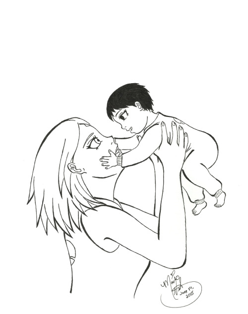 uchihasasss:  Some more of my art… Pieces of mine that I’m proud of. I just felt like sharing it again. :) Please if you have nothing nice to say, don’t say anything at all.