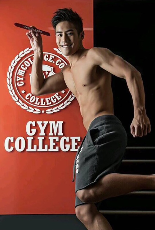 guytopia:  allasianguys:  Model for Gym College. porn pictures