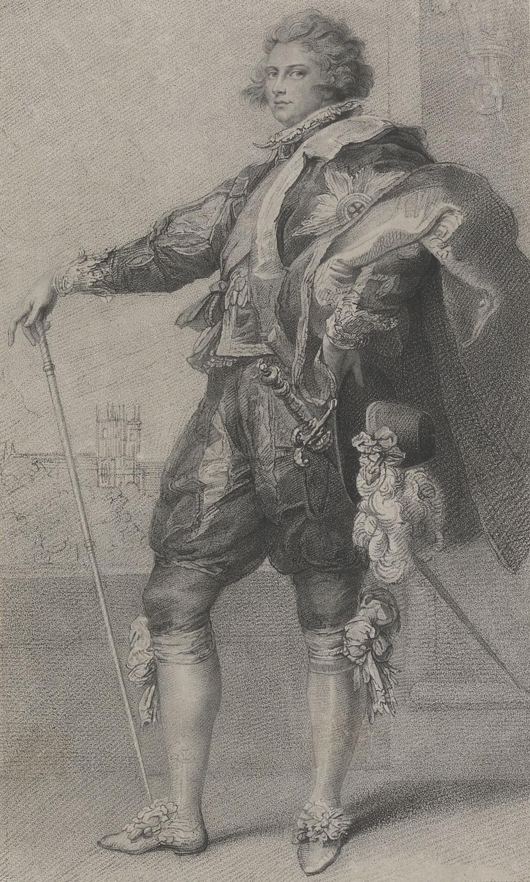   George IV when Prince of Wales. 1780′s.   