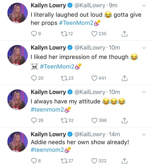 teenmomcentral: A few tweets regarding the last episode.