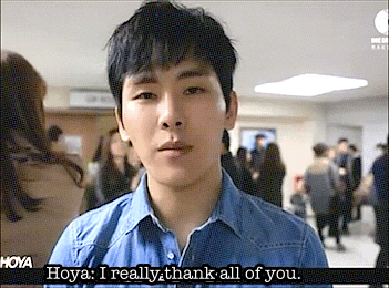 star-hoya: Infinite members’ parting words for OGS, as in literally the last sentences they said in the DVD film making clip.