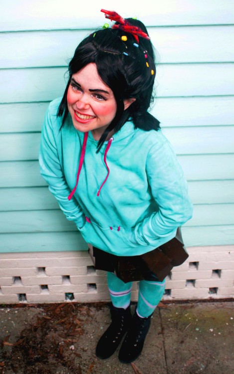 “I’m a real racer!”Vanellope cosplay from Wreck-It Ralph, my favorite Disney movie!Everything made o