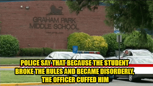  Prince William student handcuffed, suspended over 'stolen' $0.65 milk carton 