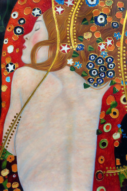 kittencrimson:  Gustav Klimt, Sea Serpents