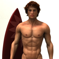 sexy-lads:  Matvey - Surfer Hottie by KazElChris