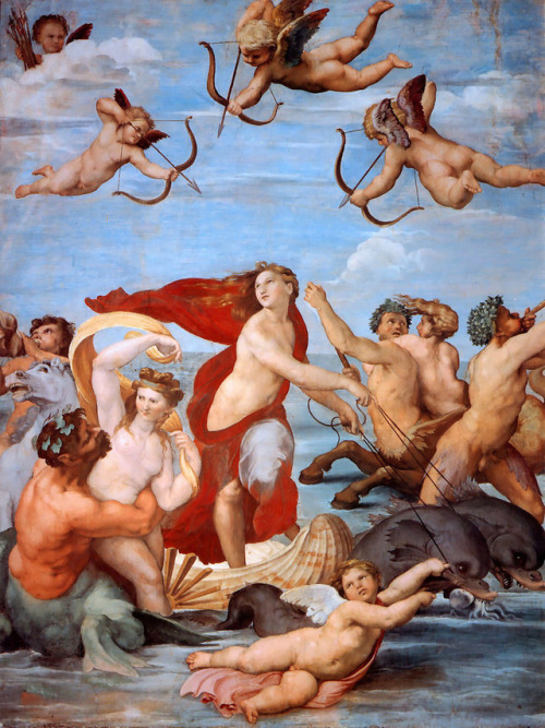 artist-raphael:The Triumph of Galatea, 1512, RaphaelSize: 225x295 cmMedium: fresco