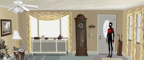 Here are my designs for Aunt May&rsquo;s House interiors. This set was extremely near and dear to my