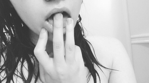 Sometimes all a kitten wants is to choke on her own cummy fingers. Message me for pricing on a vide