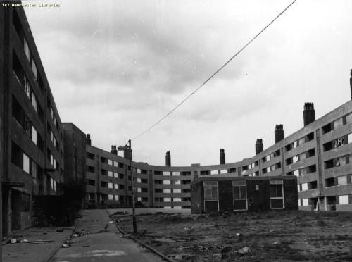 Housing Crumpsall : Corporation flats  1965