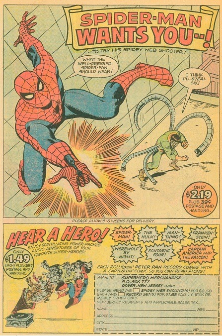 Spidey bargains.