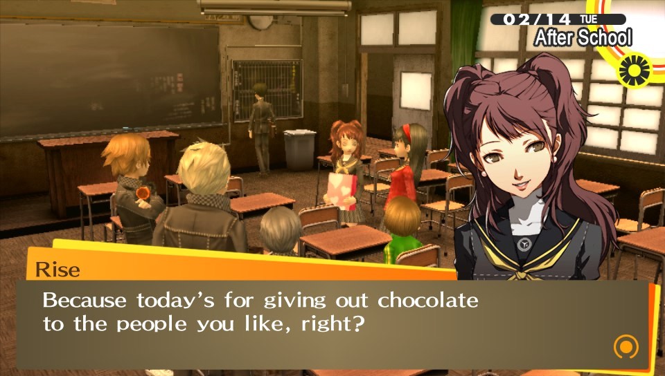 Persona 4 The Golden: Chie vs. Valentine&rsquo;s Day &frac14; A normal start