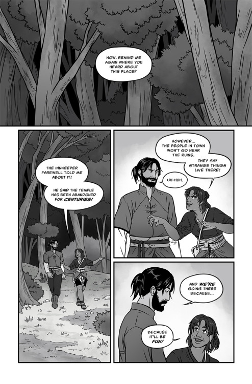 The first few pages of my webcomic The Talisman of Halios have been posted, so now’s a great time to