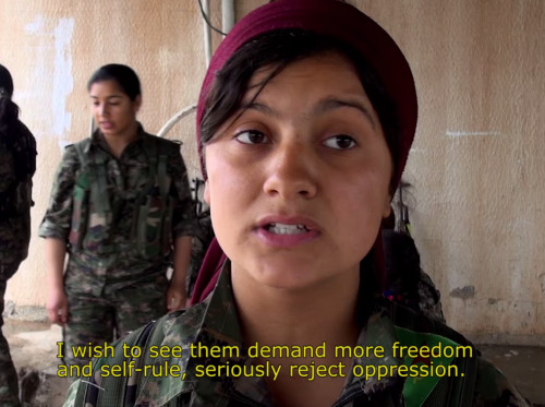 blackmagicalgirlmisandry:YPJ Kurdish Female Fighters: A Day in Syria (x)