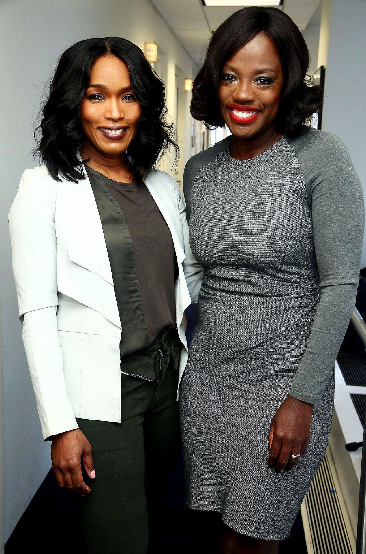 soph-okonedo:  Angela Bassett and Viola Davis visit the SiriusXM Studios on February