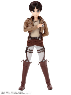 snkmerchandise: News: Azone Asterisk Collection 011: 1/6 Scale Eren Figure Original Release Date: December 2017Retail Price: 14,040 Yen Azone has released the first images of its upcoming 1/6 scale figure of Eren! A fully movable figure with numerous