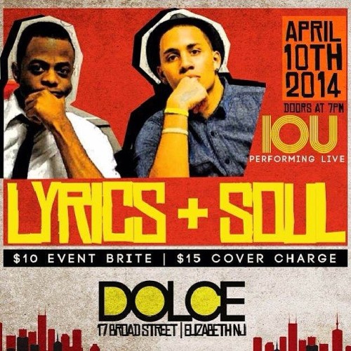 April 10th at Dolce Lounge in Elizabeth (at DOLCE LOUNGE)