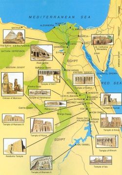 anubis-lon:  Mapa del Antiguo Egipto