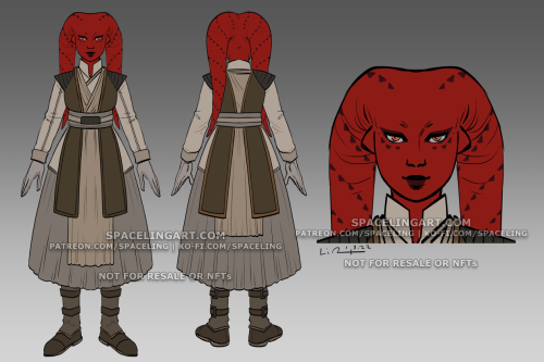 [A] Twi'lek KnightI hadn&rsquo;t done anything at all with this character design from two years 