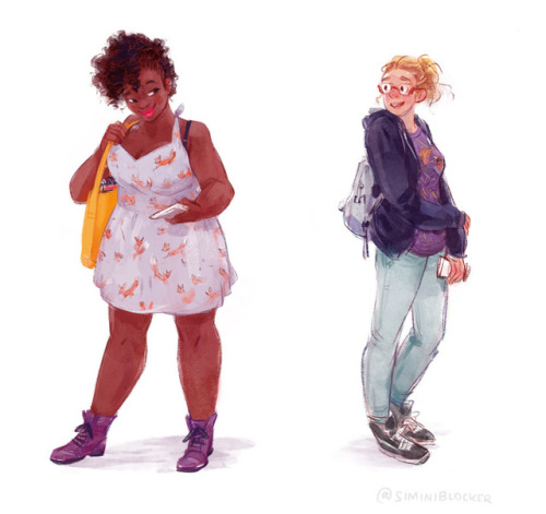 Tess and Claire from Ship It by Britta Lundin. An extremely cute and good read about fandom and our 