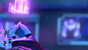cosmoillusion:  Sombra and her high-tech hands are my new kind of aestetic   σ(≧ε≦σ)