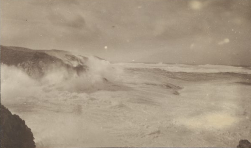 dame-de-pique: Karl Lehmann - Stormy seas at the West End, Rottnest Island, Western Australia, c.191