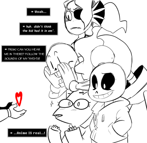 Porn dreemurr-reborn:  Papyrus kept ‘NYEH’ing photos