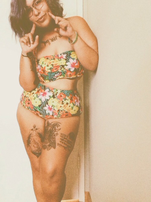 dynastylnoire:  walkingwithmoonwolves:  I’ve already heard it all from taking these pictures. That it looks unflattering. That my body doesn’t belong in something like this. Well who are you to decide what I should and should not wear. My body looks