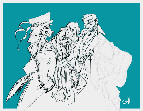 Unfinished CyanCreepers Fanart & Mostly Trying Out A Style