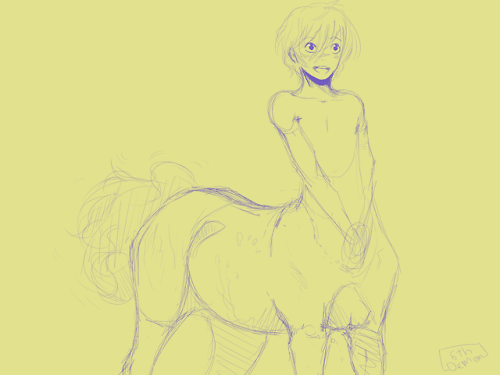 5th-demon: A quick sketch of my friesian foal Blain.Also considering opening sketchy commissions lik