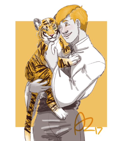 almei: this is a thing nowling is Extra™ and knows al loves cats so he gives him a tiger cub a