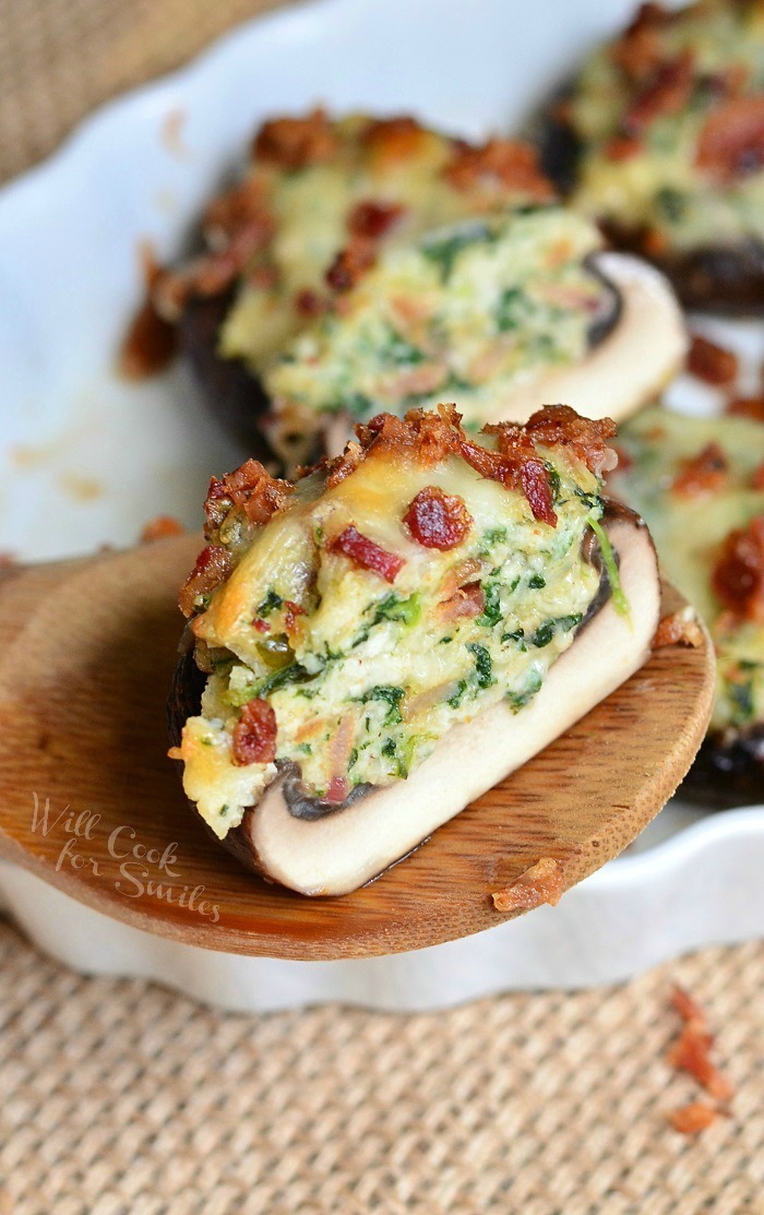 Really nice recipes. Every hour. — Bacon Spinach and Four Cheese