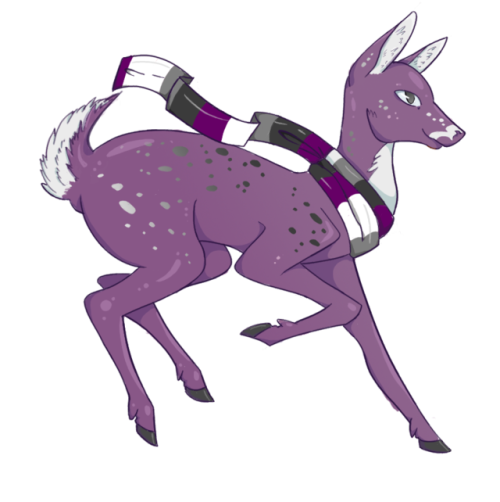 synchronizedlameness: theblazeofmemory: Pride Deer for all you nature-loving gays [Please do not use