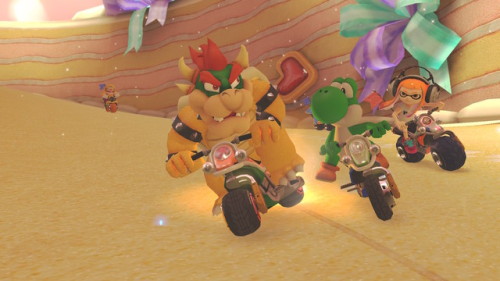 A second batch of Yoshi and Bowser pics from Mario Kart 8 Deluxe. (Yes we already know that these tw