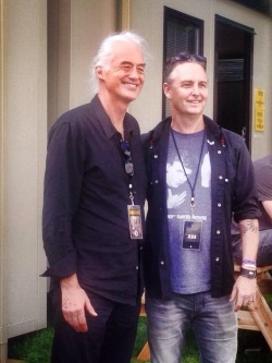 mikemccreadyfans:  Mike and Jimmy Page