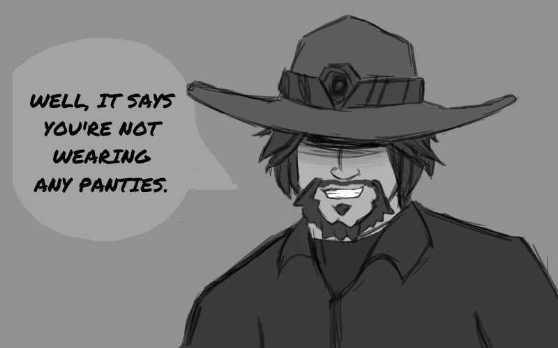 over-etch-a-sketch:  He really charmed the pants off of Hanzo, huh? This was totally
