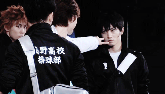 hq-kurootetsurou:    HAIKYUU STAGE PLAY → All the good tension ಥ_ಥ  15/☆.