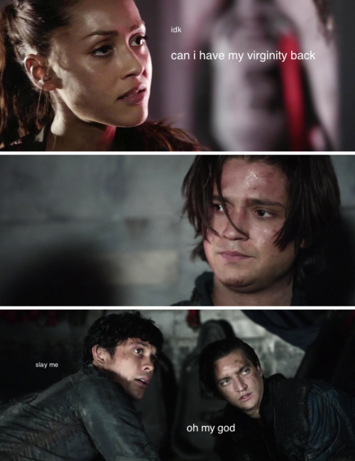 lindseymorqan:The 100 Crack → 2/? (thanks to x)