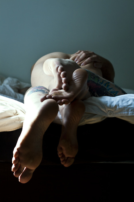 nlscentofawoman:  I miss sleeping together.. 
