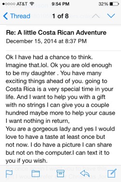 SO I LITERALLY HAVE BEEN POSTING ON CRAIGSLIST FOR MEN TO DONATE A COUPLE HUNDRED DOLLARS TO MY COSTA RICA TRIP IN EXCHANGE FOR MY ONLINE COMPANY AND THIS GUY IS JUST GOING TO GIVE ME $$$ JUST BECAUSE  this almost sounds too good to be true Will update