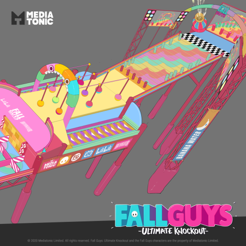 Fall Guys Hit Parade concept art, including the night mode we were exploring at some point. :)