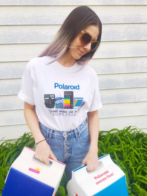 vintage 90s polaroid gear for roid week! 