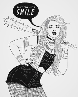 jenbartel:Don’t tell me to smile 💀⚡️✨