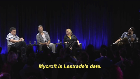 s-larana:  Q: “What is Lestrade’s ideal date?” [Source: www.youtube.com/wa