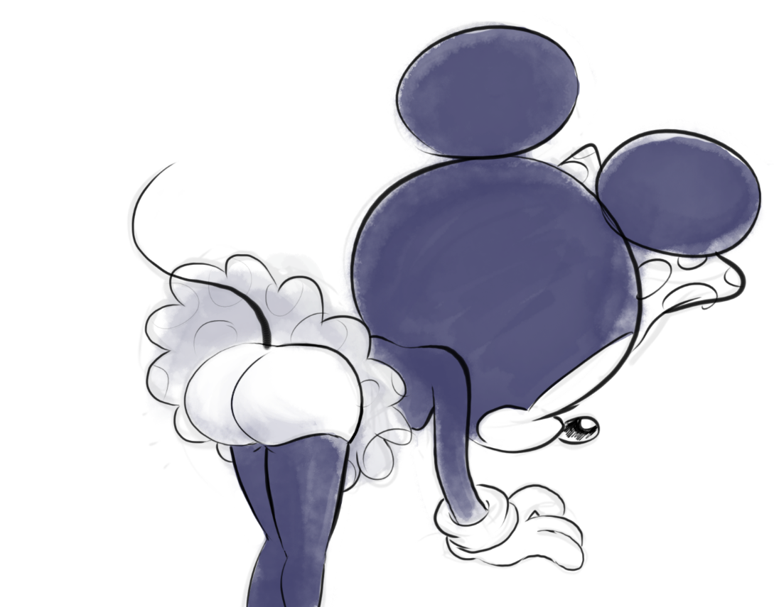 hotdiggedydemon:Minnie needs a skirt that actually covers something. mouse booty