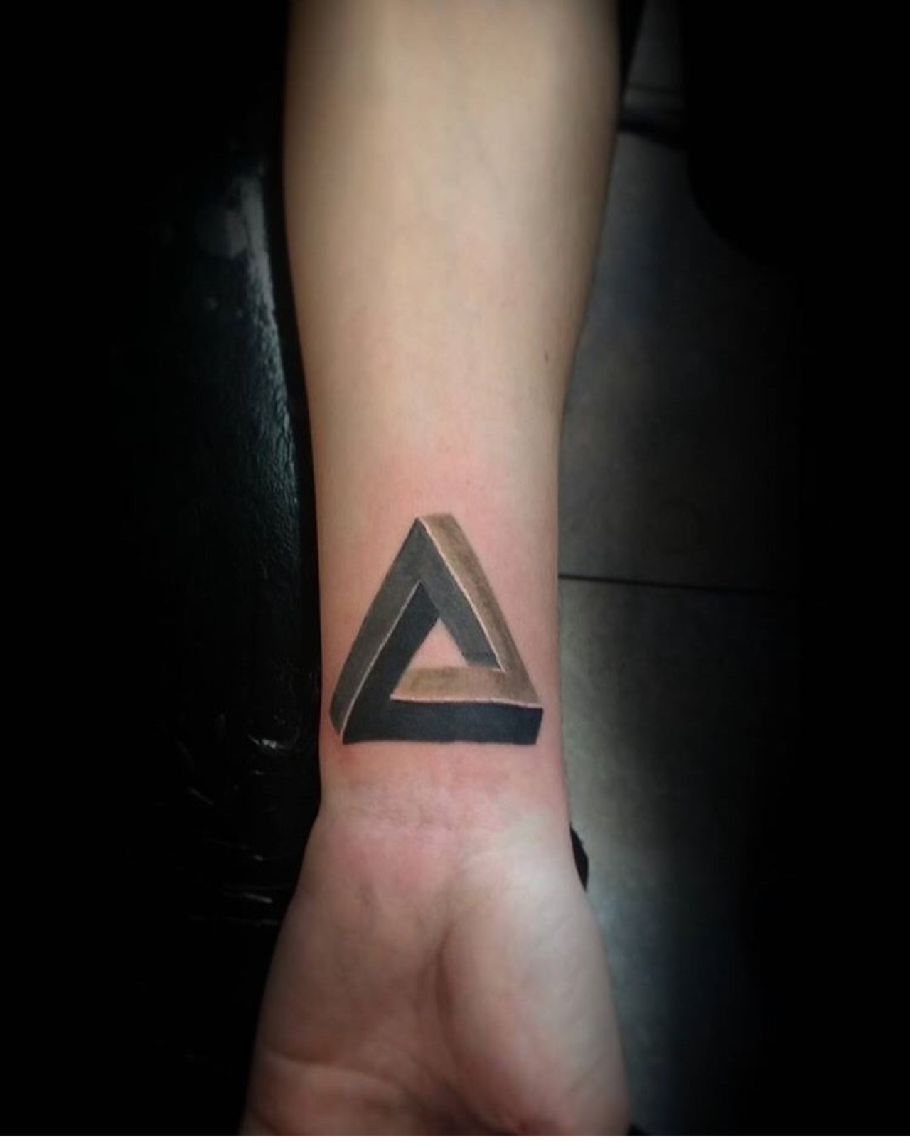 3D Penrose Triangle Tattoo Design For Arm By Lemonmouth
